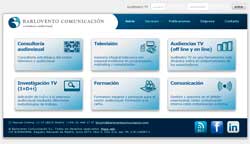 New corporate website of Barlovento Comunicación